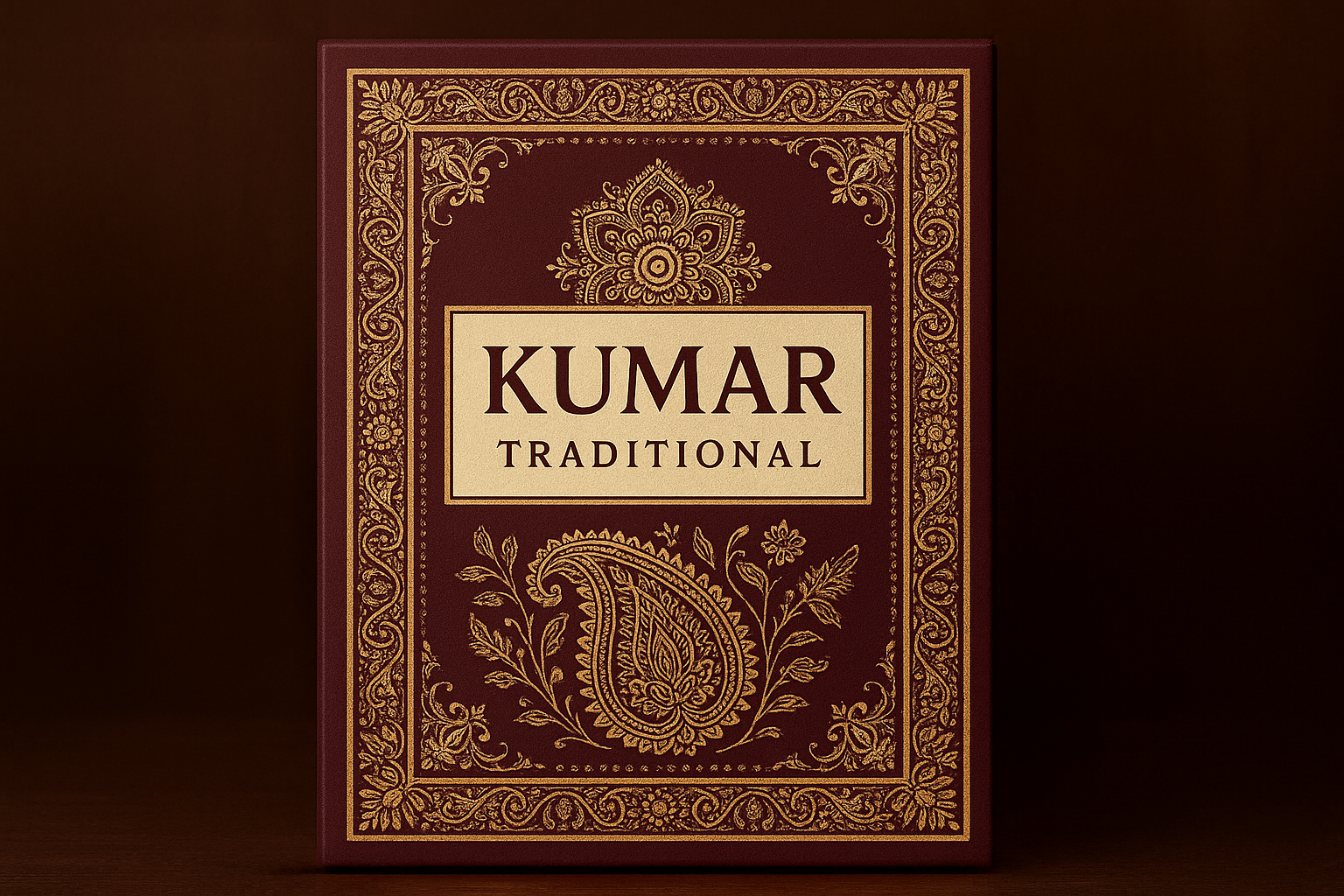CREATE A BOX PACK NAME WITH KUMAR TRADITIONAL